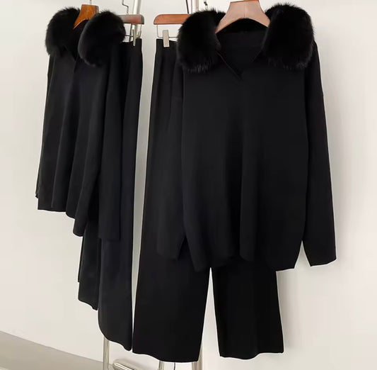 SET PULLOVER PELLICCIA